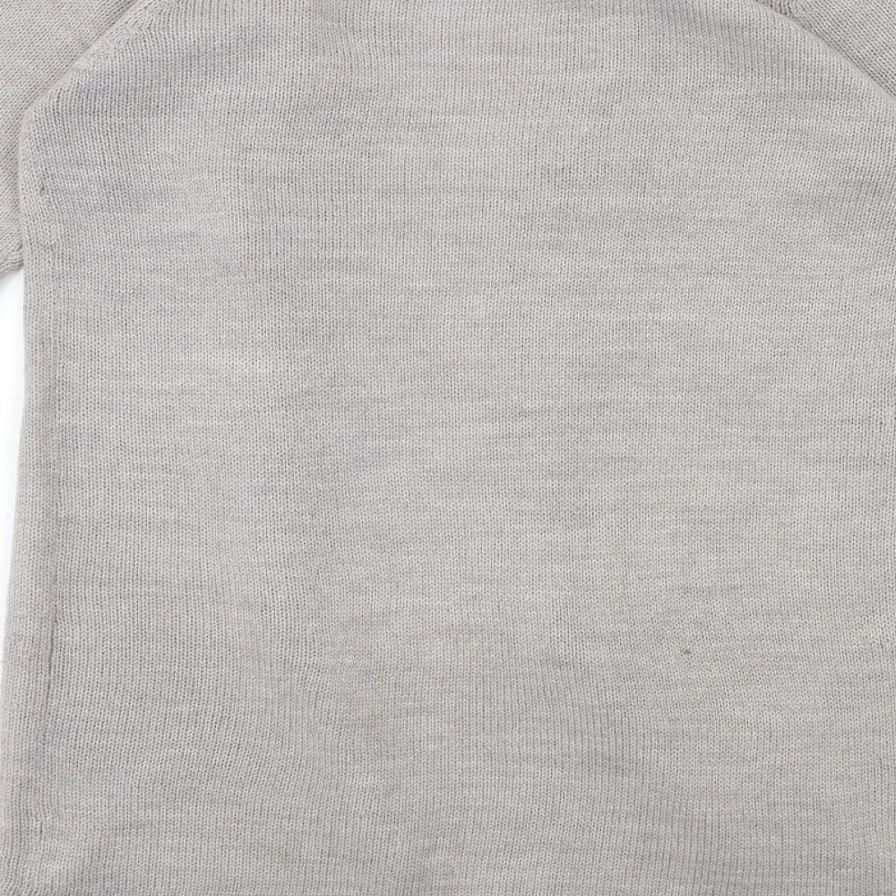 Peacocks Womens Grey Knit Jumper Size L