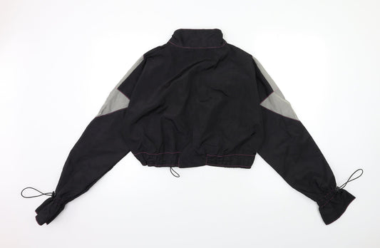 PRETTYLITTLETHING Womens Black Jacket Size 8