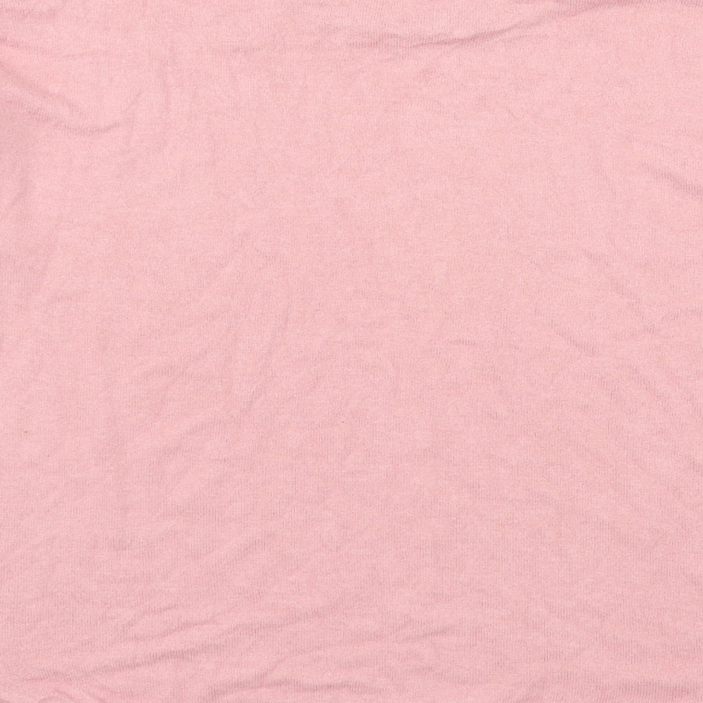 George Womens Pink Knit Pullover Jumper Size M
