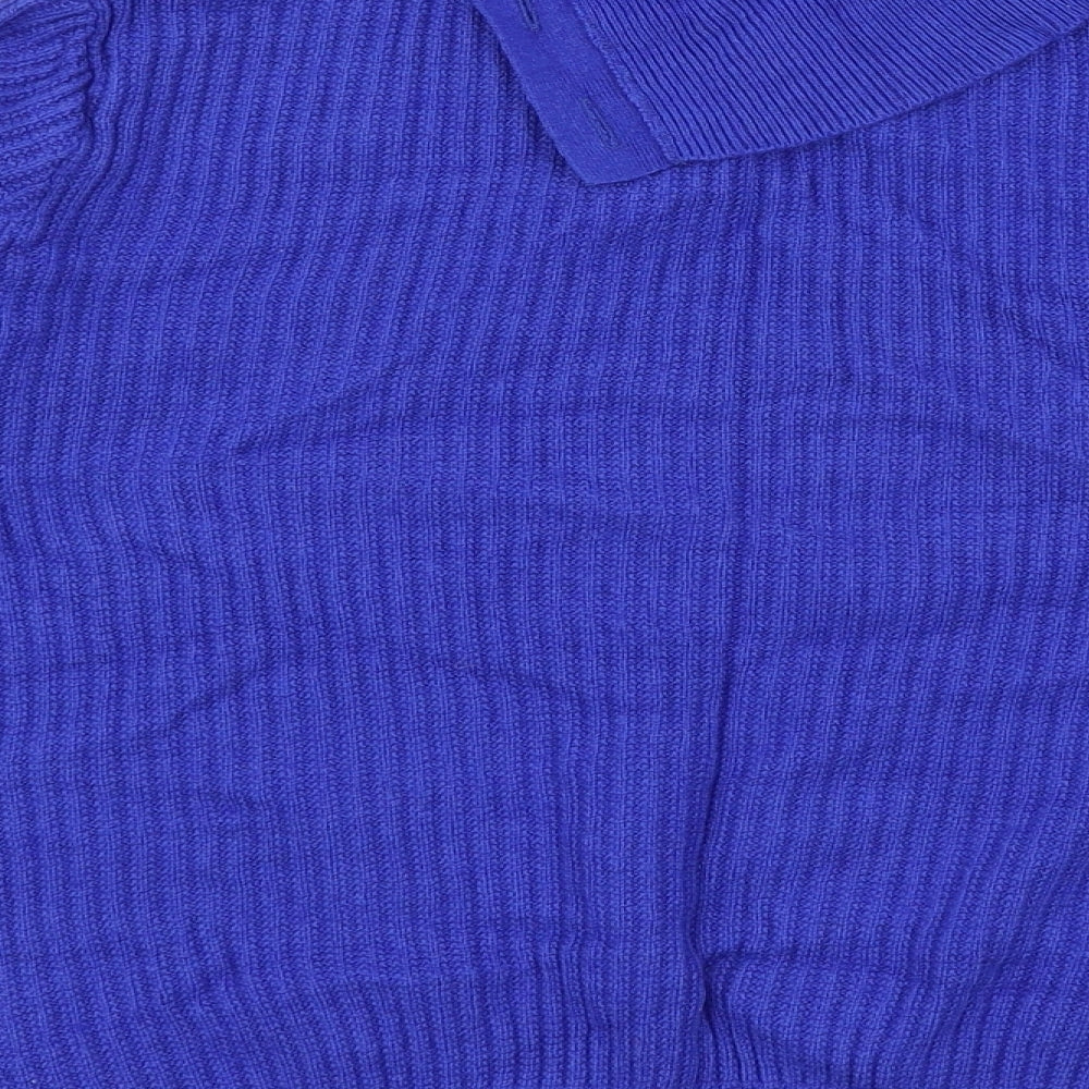 Marks and Spencer Womens Blue Knit Pullover Jumper Size 10