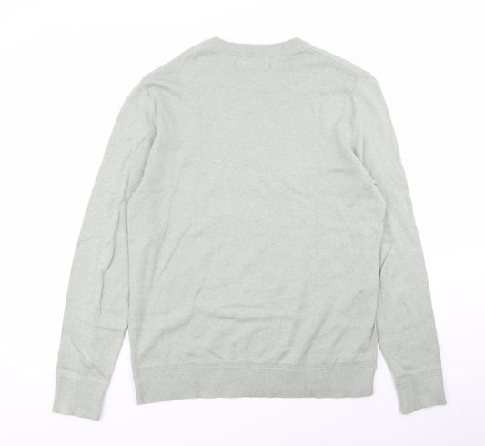 Topman Mens Green Pullover Jumper Size L