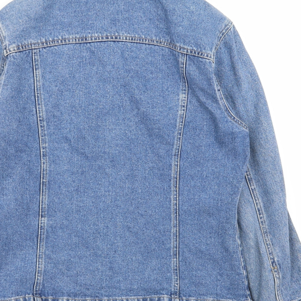Blue Star Womens Blue Jacket Size 12