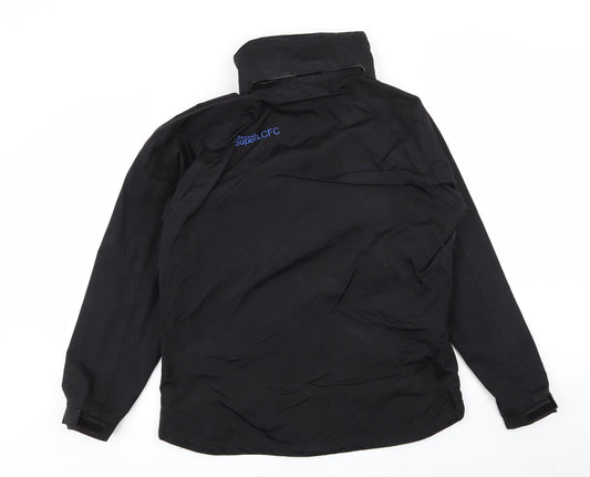 Leciester City FC Mens Black   Jacket Coat Size L