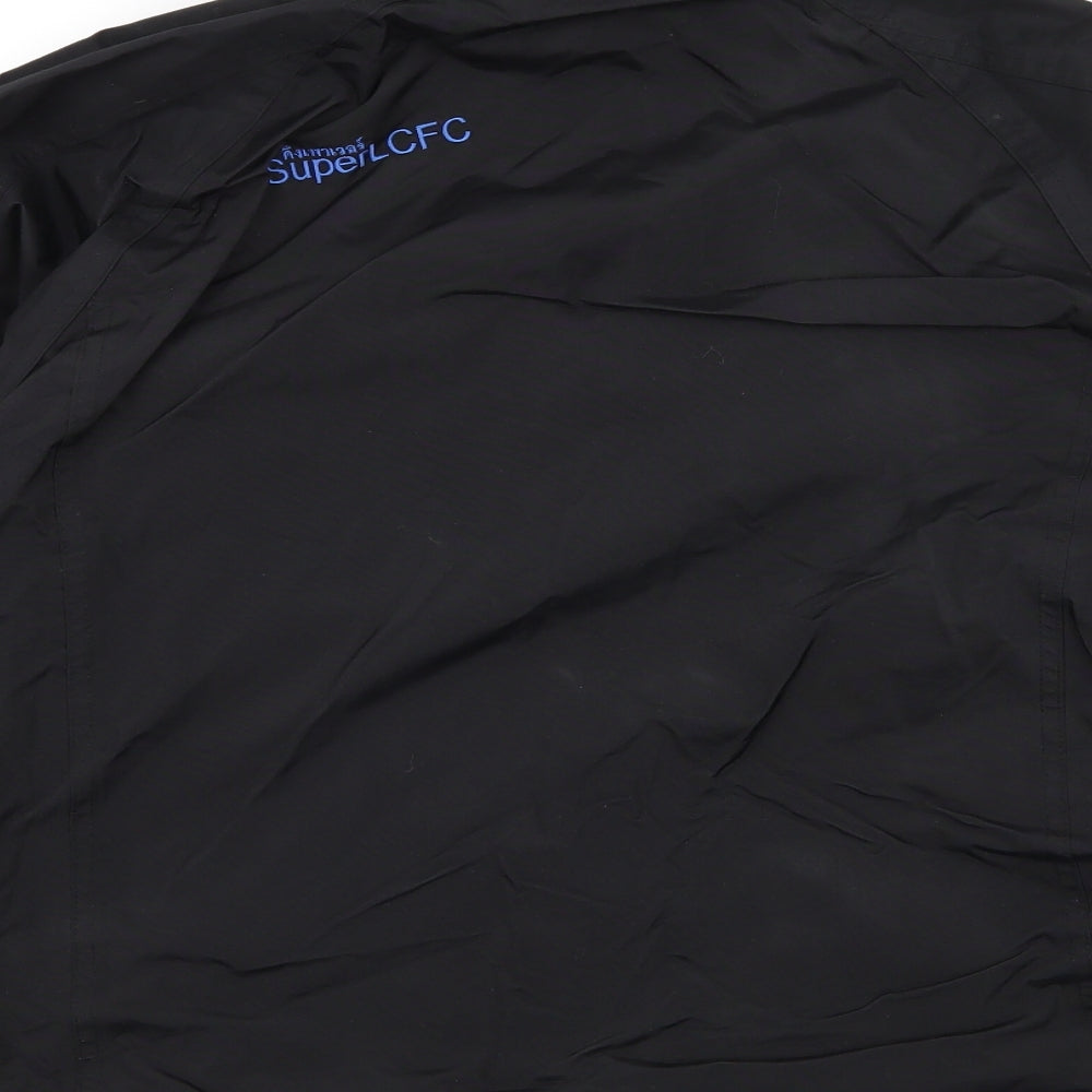 Leciester City FC Mens Black Jacket Coat Size L