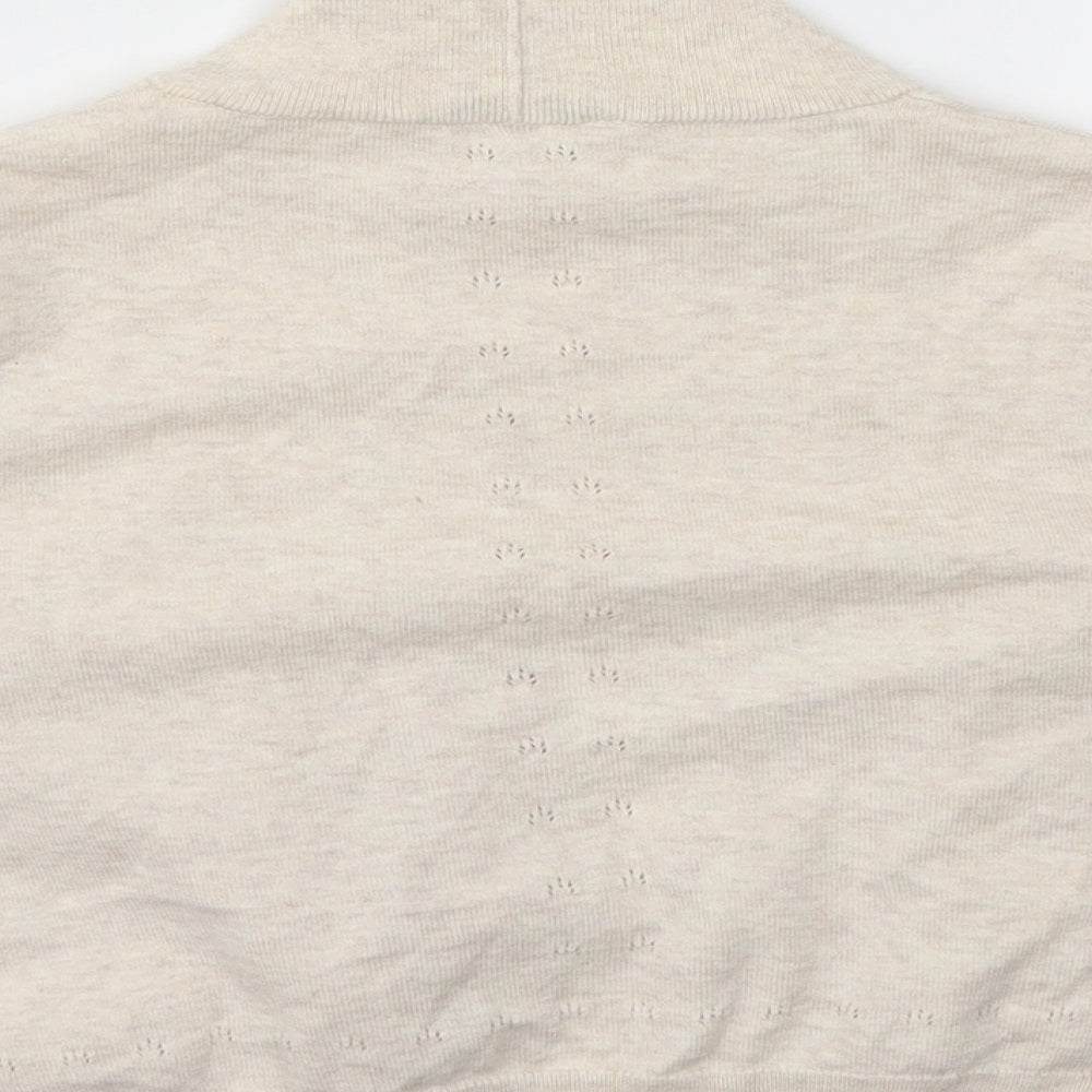 BHS Womens Beige Cardigan Jumper Size 8