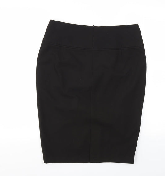 ESSENTIEL Womens Black A-Line Skirt Size 14