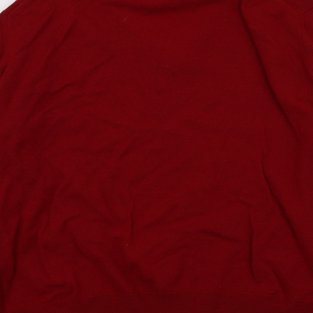country collection Womens Red Pullover Jumper Size 16