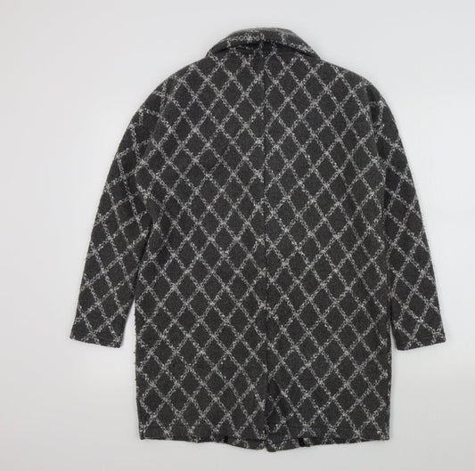 NEXT Womens Grey Geometric Jacket Size M
