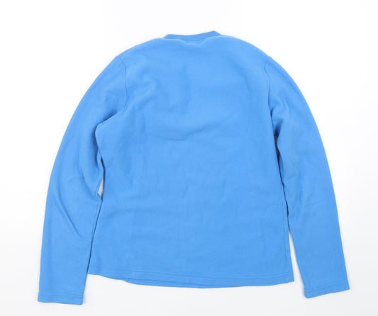 Quencha Womens Blue Pullover Sweatshirt Size XS