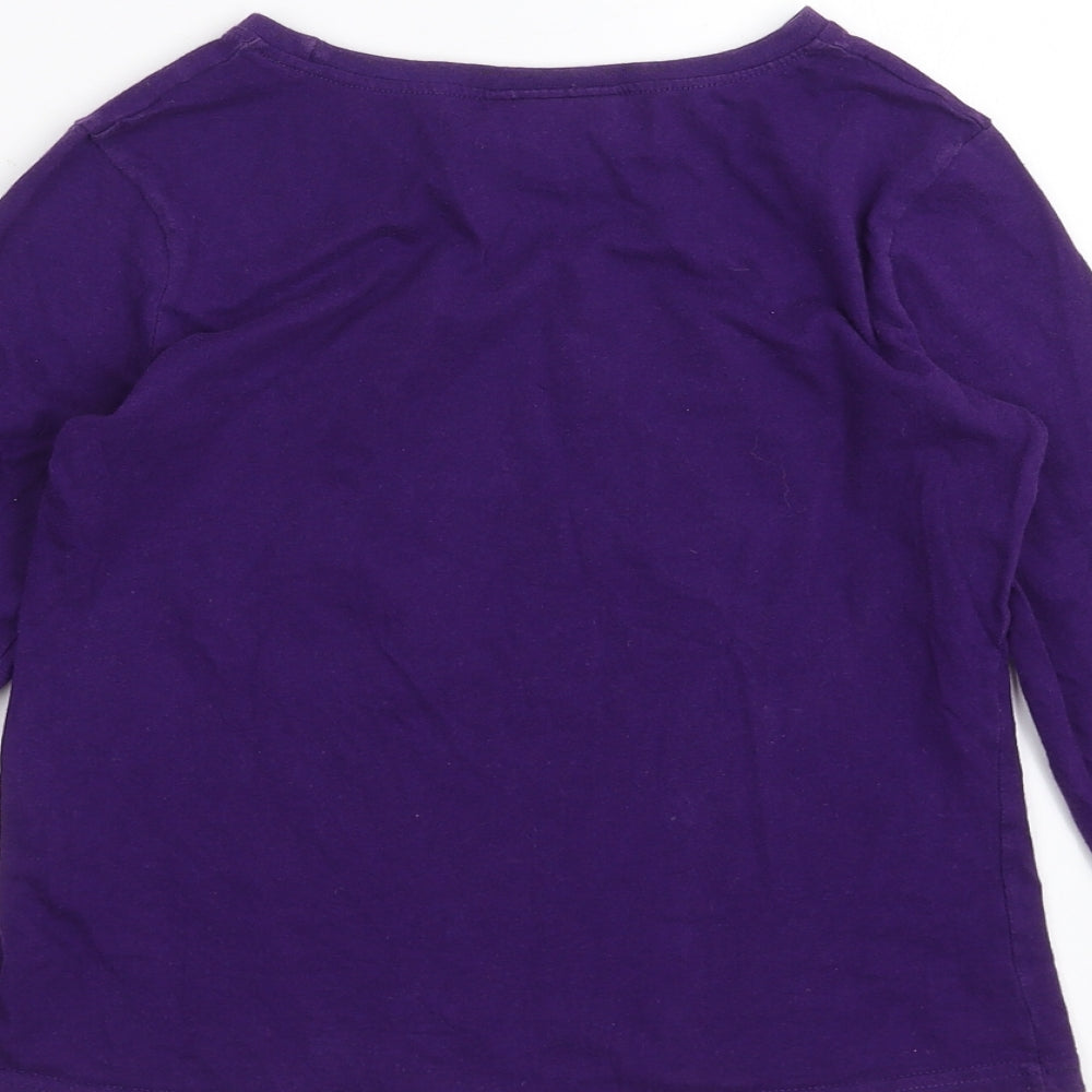 Moshi Girls Purple Basic T-Shirt Size 9-10 Years - Moshi Monsters