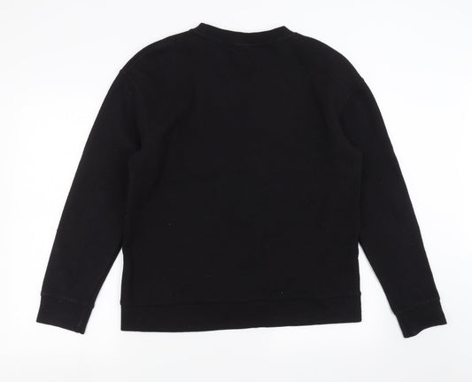 H&M Womens Black Pullover Sweatshirt Size M