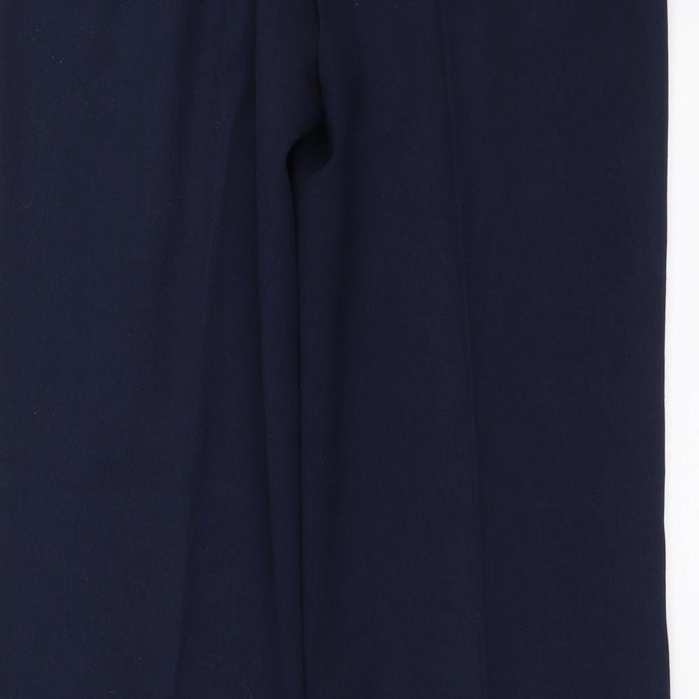EWM Womens Blue Trousers Size 10 L29 in