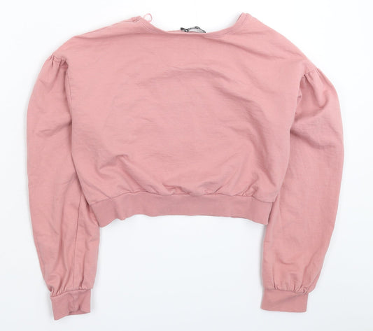 Select Womens Pink Pullover Sweatshirt Size M