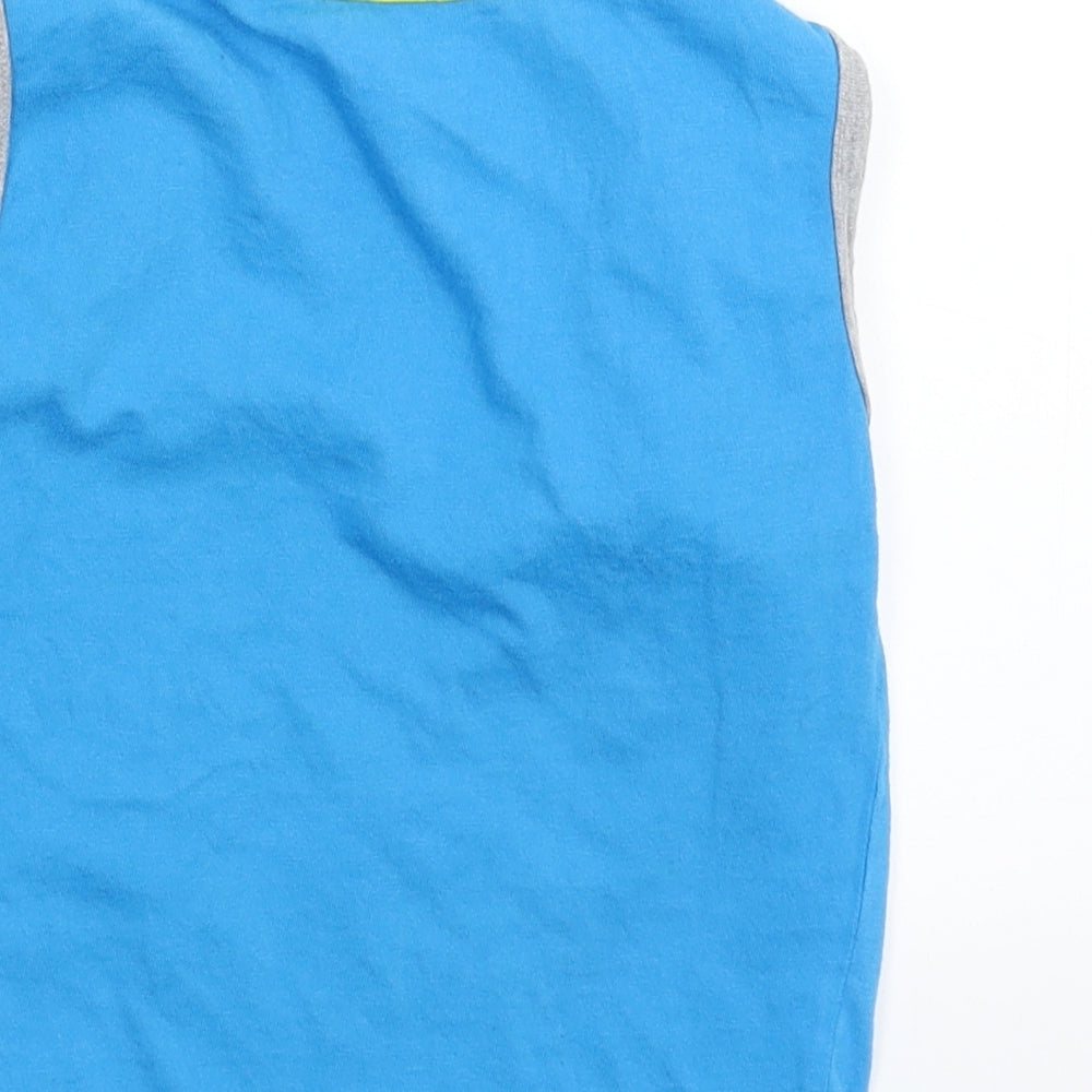 Rebel Boys Blue Basic Tank Size 3-4 Years