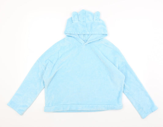 Preworn Womens Blue Pullover Hoodie Size M