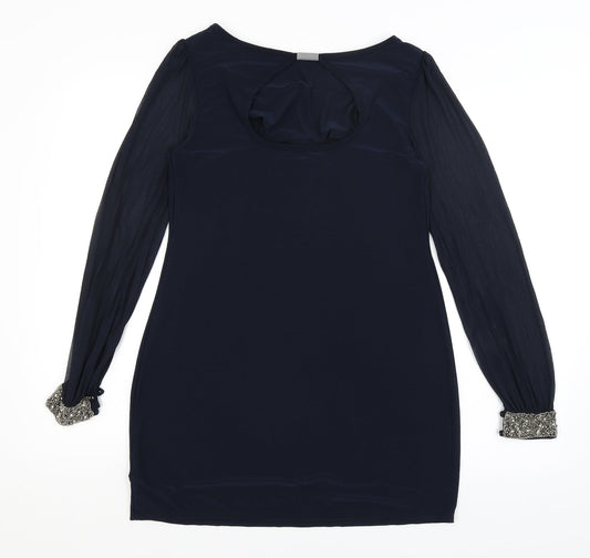 Apricot Womens Blue Basic T-Shirt Size M