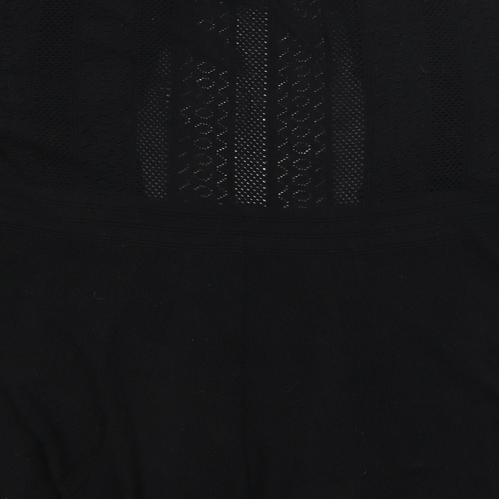 Cameo Rose Womens Black Wrap Jumper Size M