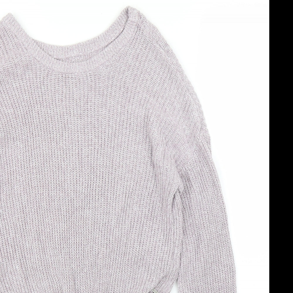 Hollister Womens Purple   Pullover Jumper Size S