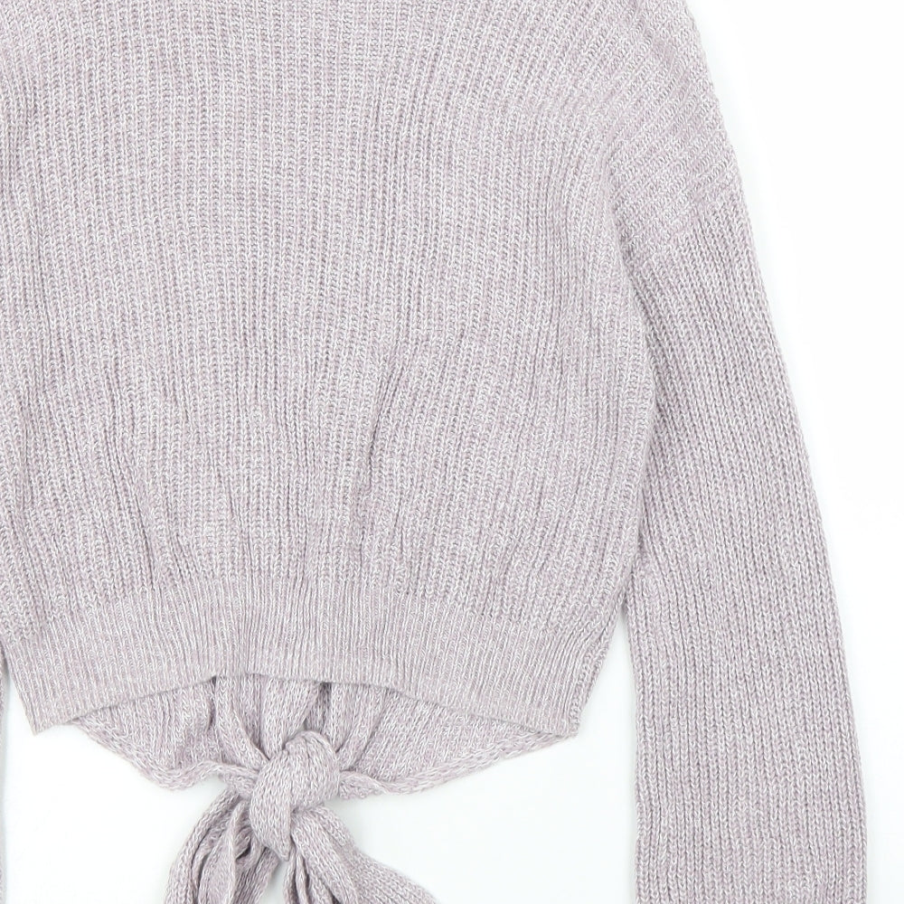 Hollister Womens Purple   Pullover Jumper Size S