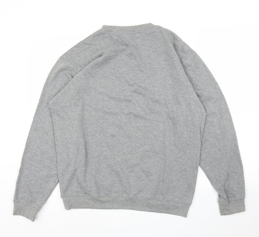CS Mens Grey Pullover Jumper Size L