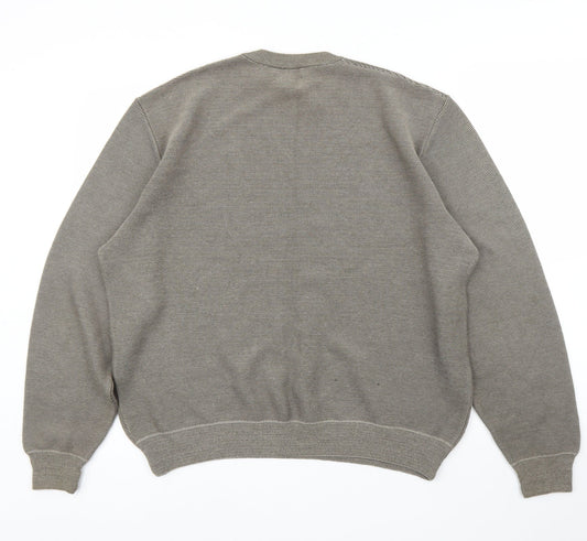 M&S Mens Brown Pullover Jumper Size M