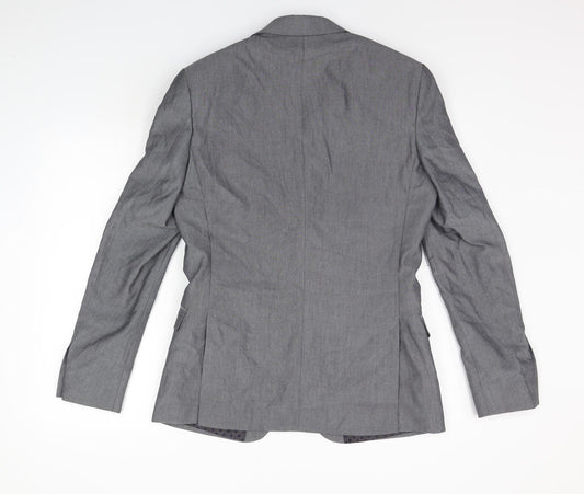 limehaus Womens Grey Jacket Suit Jacket Size 10