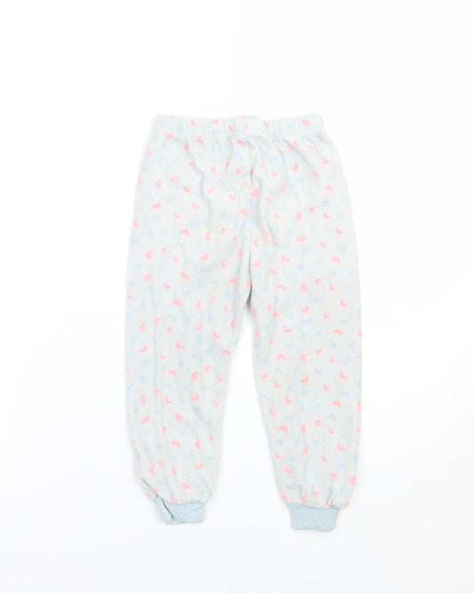 Pimark Girls Blue Geometric Pyjama Pants Size 2-3 Years