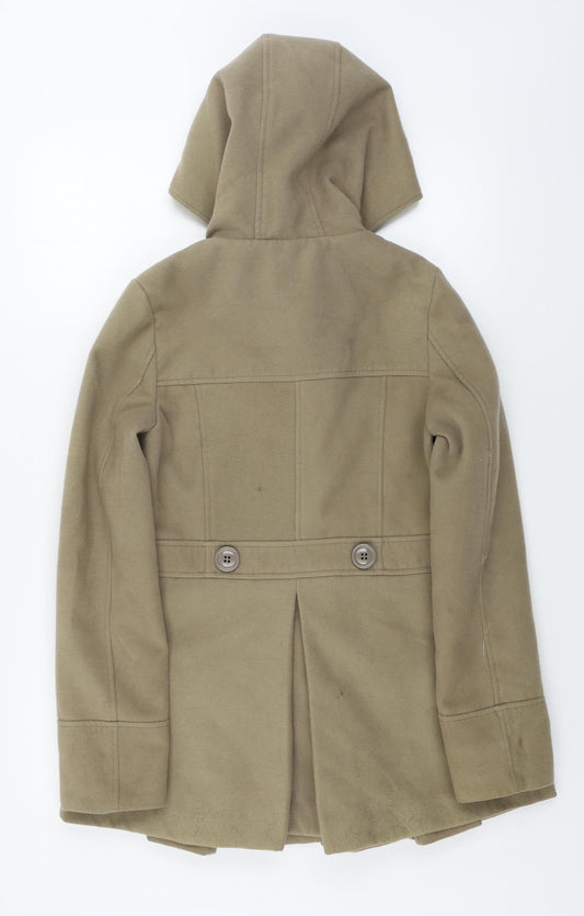 International Womens Beige Jacket Coat Size 10