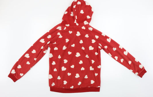 Marks and Spencer Womens Red Pullover Hoodie Size 10