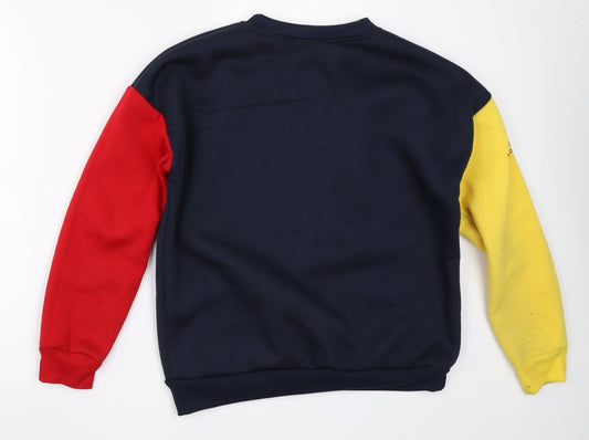Preworn Boys Blue Pullover Sweatshirt Size L