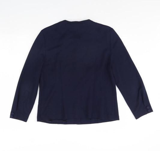 gordon wyatt Womens Blue Jacket Size 14