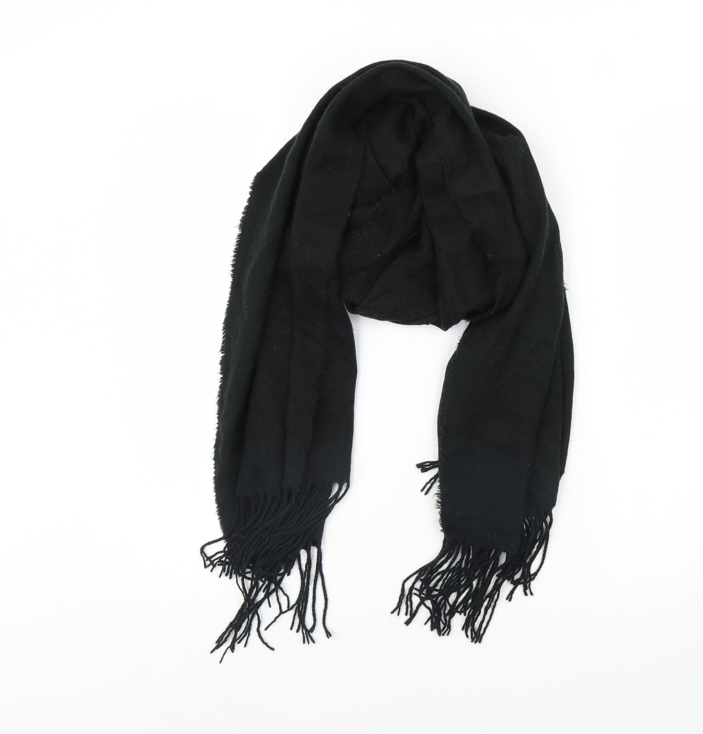 Preworn Womens Black Scarf