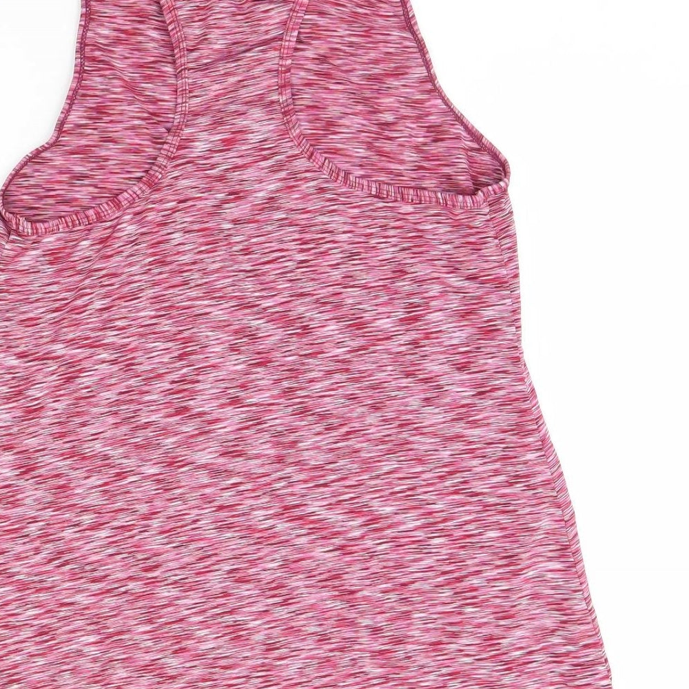 Boohoo Womens Pink Basic Tank Size 8