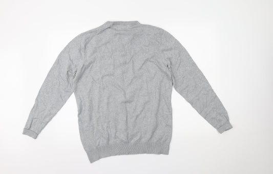 George Mens Grey Pullover Jumper Size L