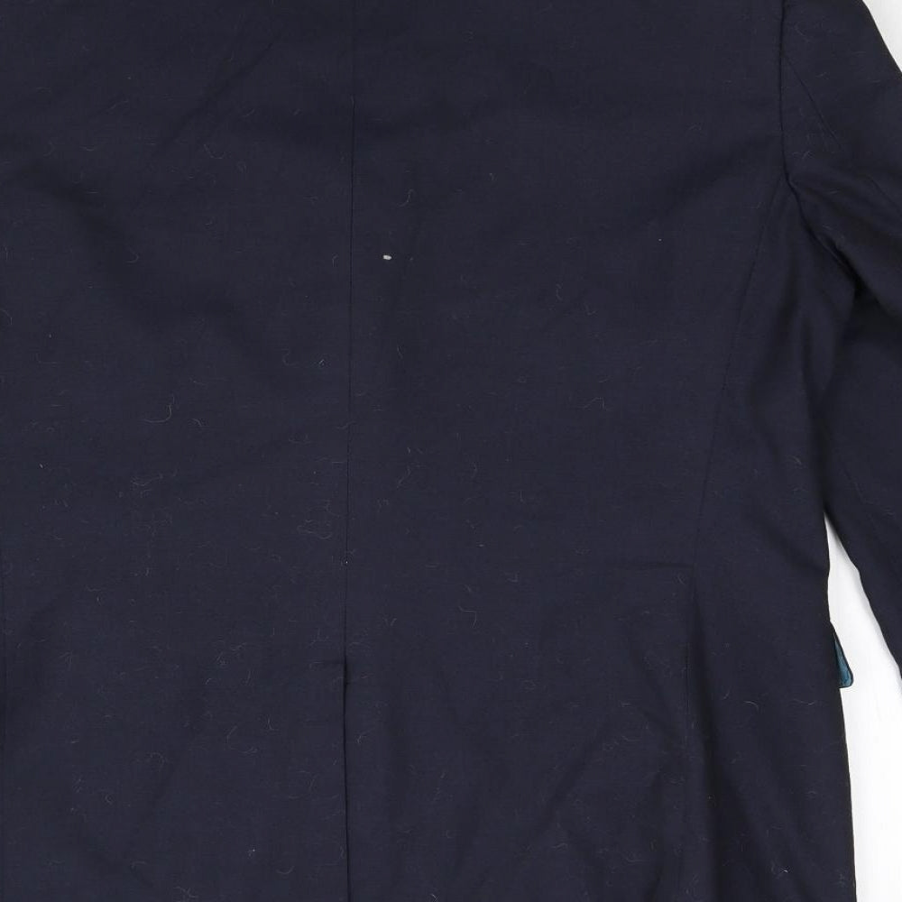M&S Mens Blue Jacket Suit Jacket Size 42