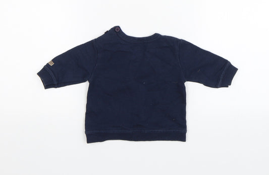 Mini Mode Baby Blue Pullover Jumper Size 3-6 Months - Bear Trail