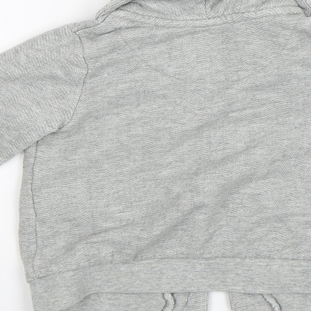 Brand and care label for Joe Fresh Baby Grey Jacket, size 18-24, Months