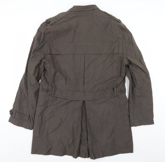 Autograph Womens Brown Overcoat Coat