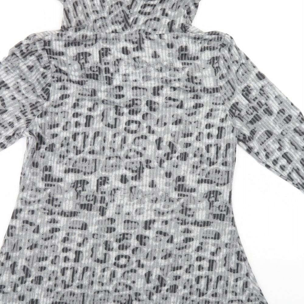 TIGI Womens Grey Tunic Jumper Size 10