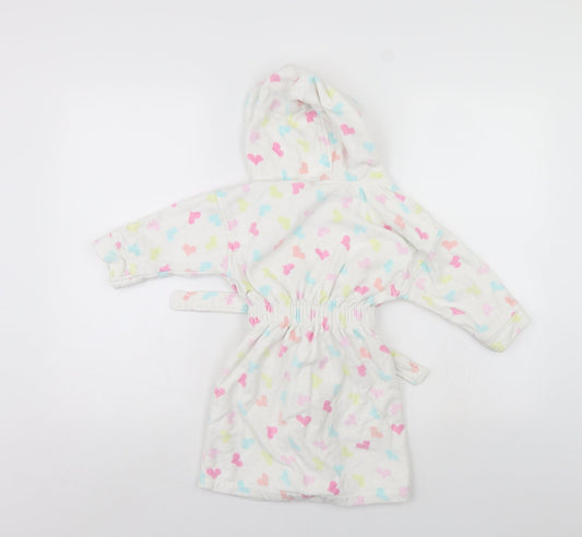 NEXT Girls White Polka Dot Gown Size 2-3 Years