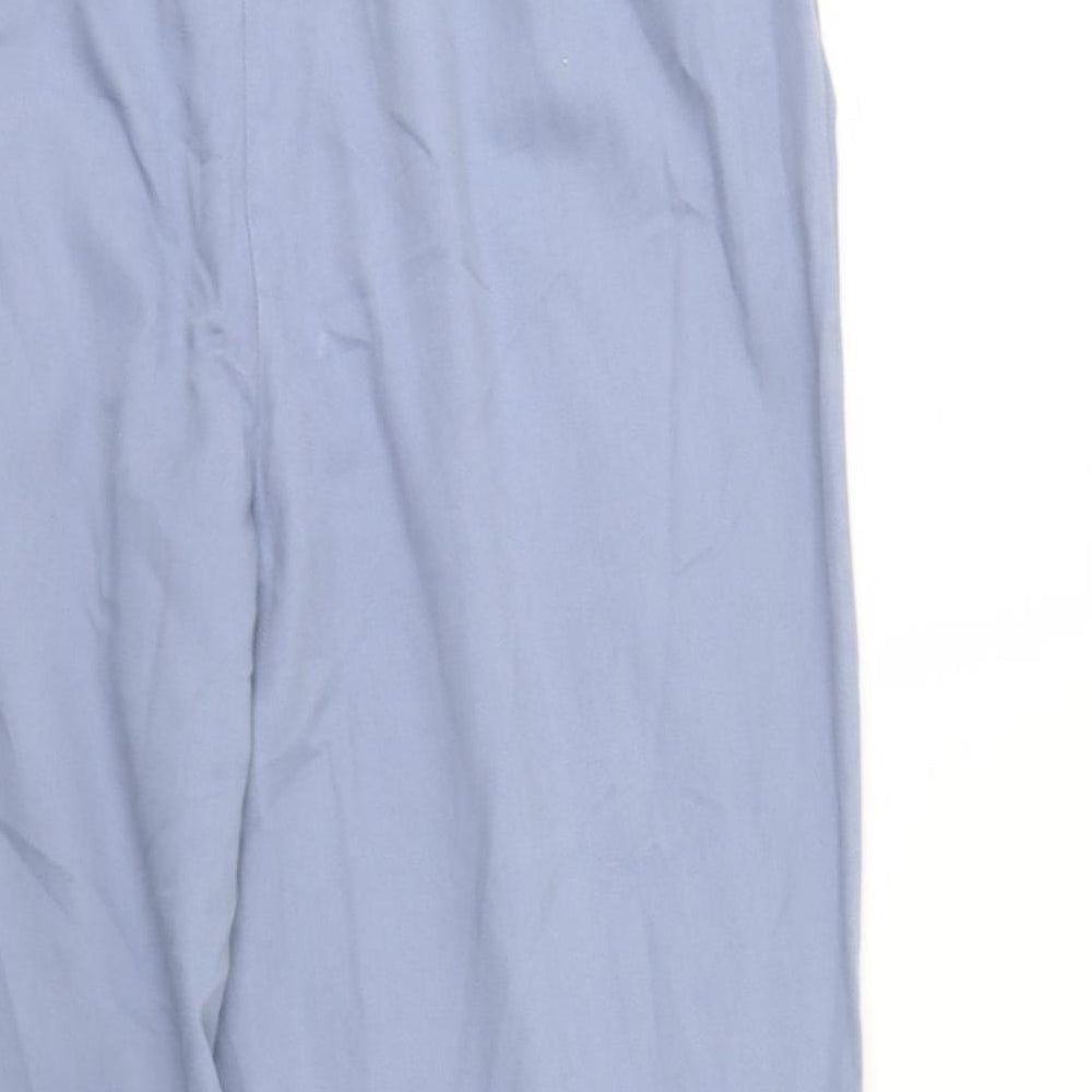 Amber Womens Blue Trousers Size 16 L26 in