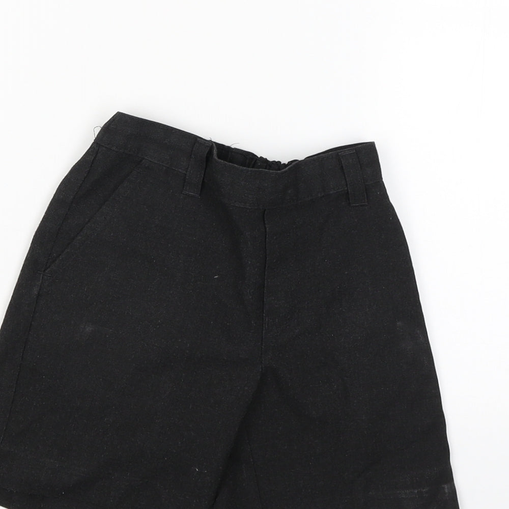 Marks and Spencer Girls Grey Bermuda Shorts Size 5 Years - School shorts