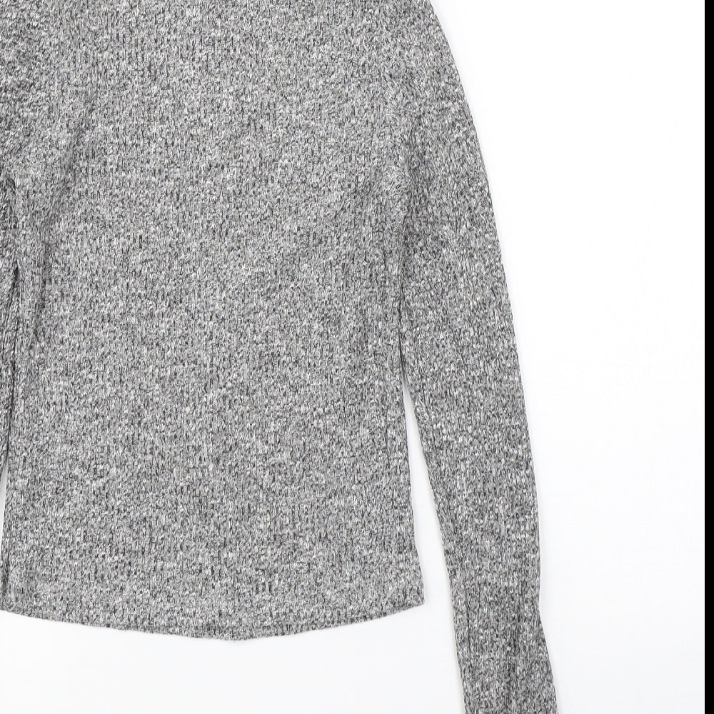 River Island Womens Grey Pullover Jumper Size 8