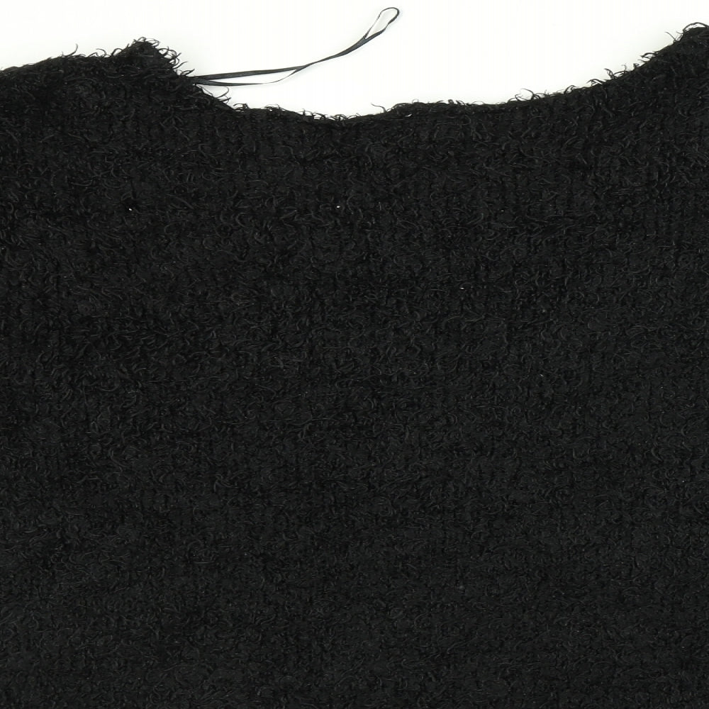 Divided Womens Black Pullover Jumper Size M