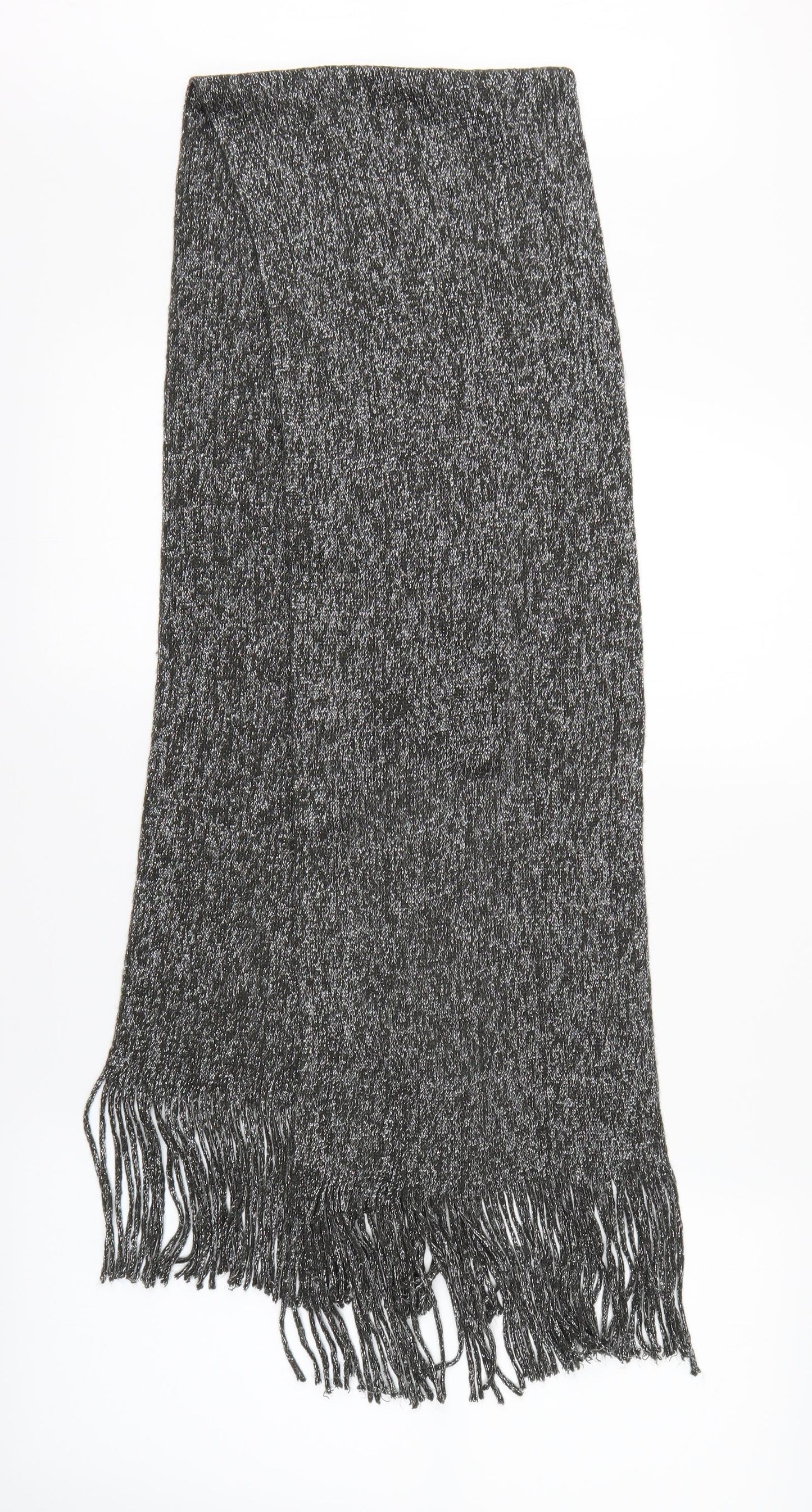 Preworn Womens Silver Scarf