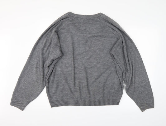 Preworn Mens Grey Pullover Jumper