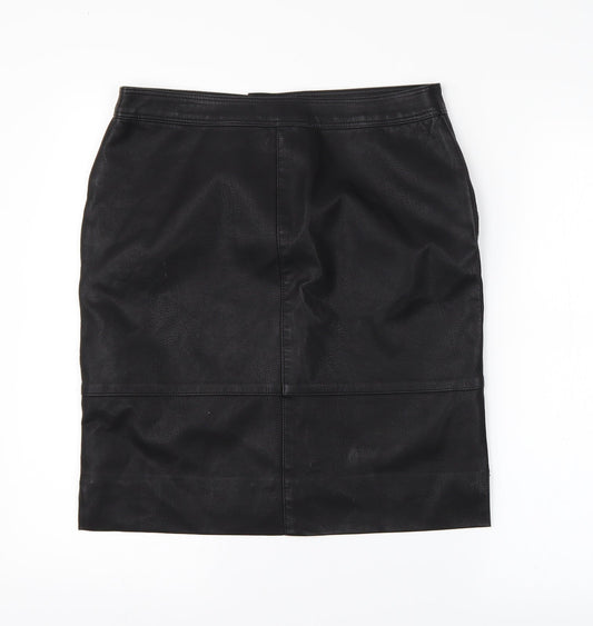 Label Lab Womens Black Straight & Pencil Skirt Size 10