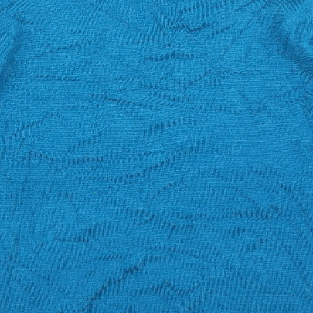 BM Womens Blue Knit Pullover Jumper Size M