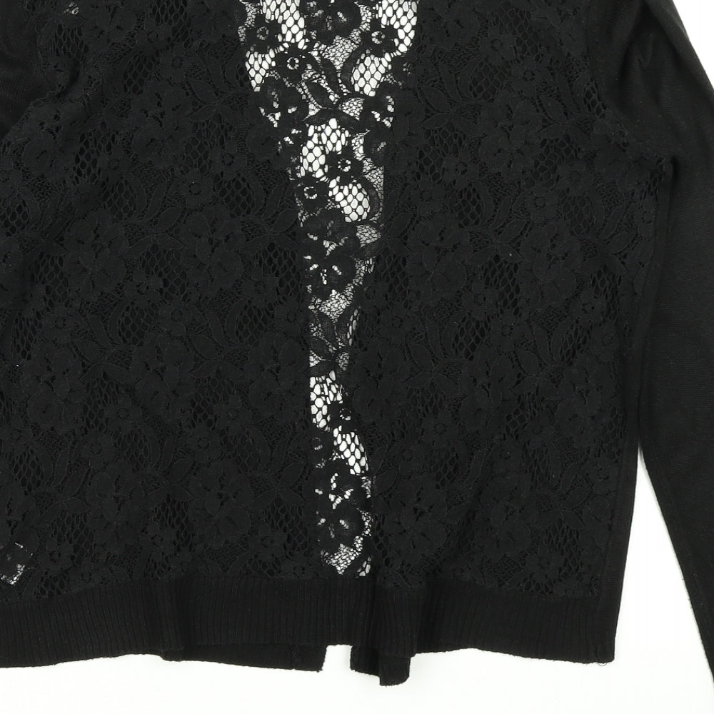 Primark Womens Black Knit Cardigan Jumper Size M