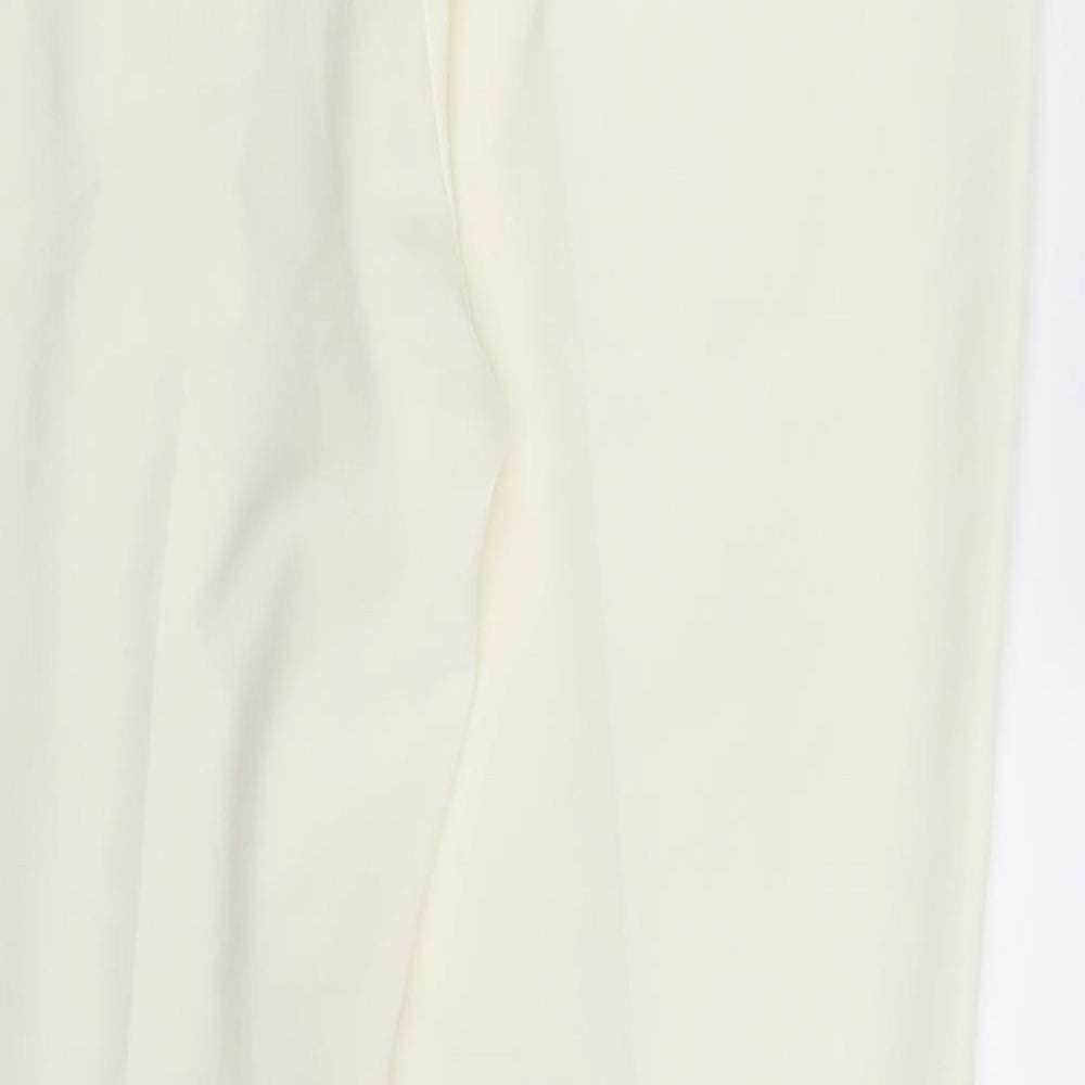 BM Collection Womens Ivory Dress Pants Trousers Size 16 L26 in
